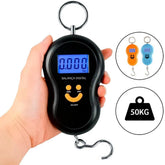 Digital Hanging Scale 50kg — ABS LCD Multifunctional Luggage & Travel Weighing Scale