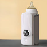 Portable Rechargeable Baby Bottle Warmer | Fast 1-Min Heating, USB Powered, 6 Temperature Levels