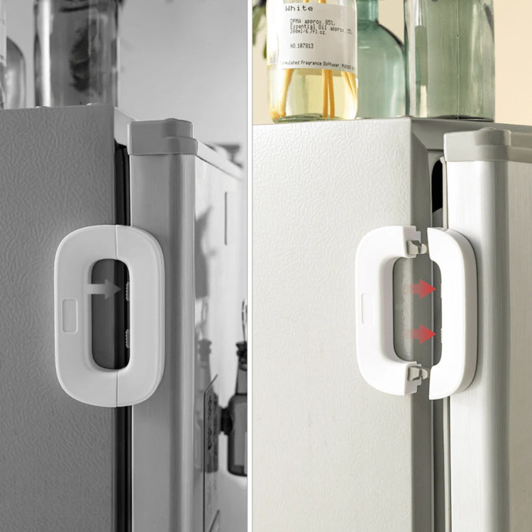 Child Safety Fridge Lock — Self-Adhesive Baby-Proof Lock for Refrigerators, Cabinets & Drawers | Strong Hold, Tool-Free Installation