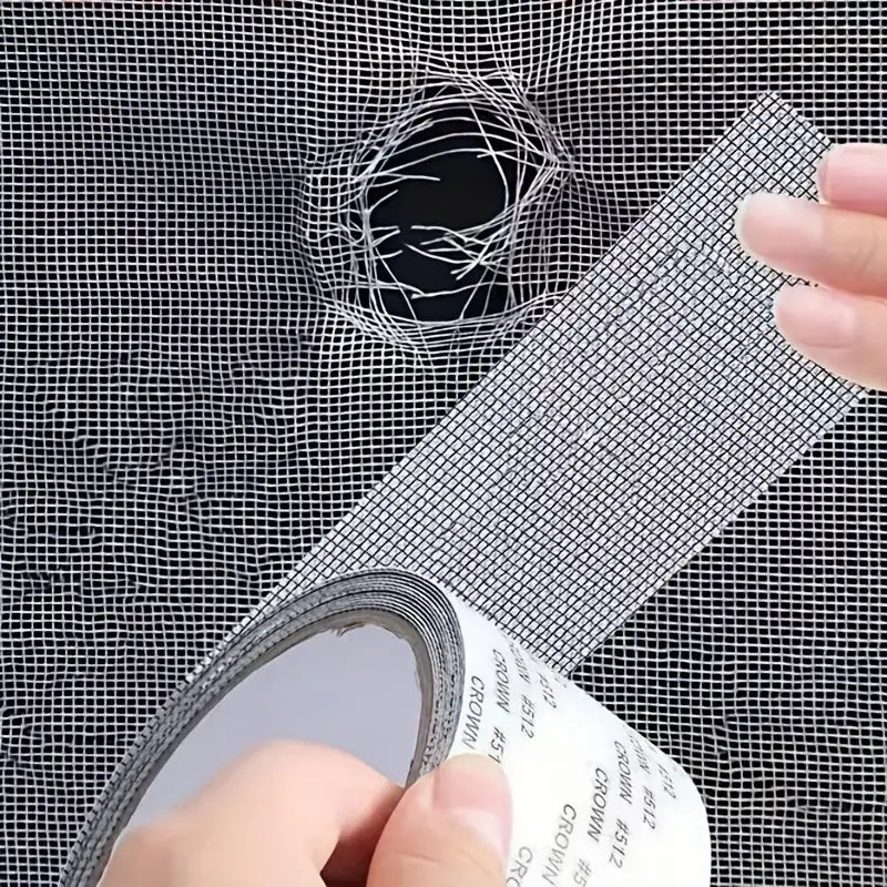 Mesh Window Screen Repair Tape — 2 Meter Self-Adhesive Fiberglass Patch for Fast, Lasting Screen Fixes